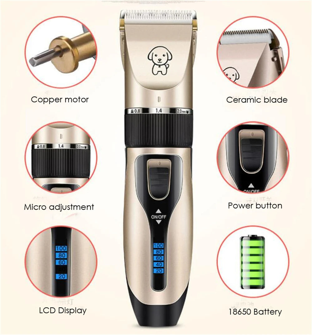 Pawlax Grooming Trimmer -  Cat / Dog Hair Trimmer - Low Noise