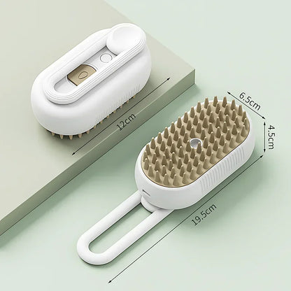 Pawlax Steam Pet Brush - Suitable for All Dog & Cat Fur Types