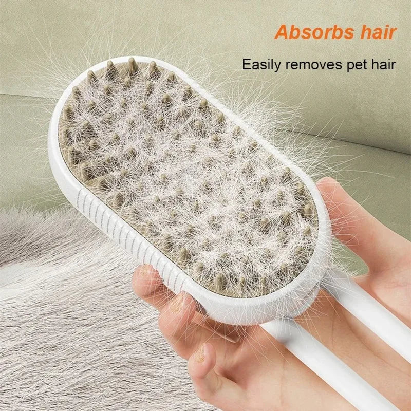 Pawlax Steam Pet Brush - Suitable for All Dog & Cat Fur Types