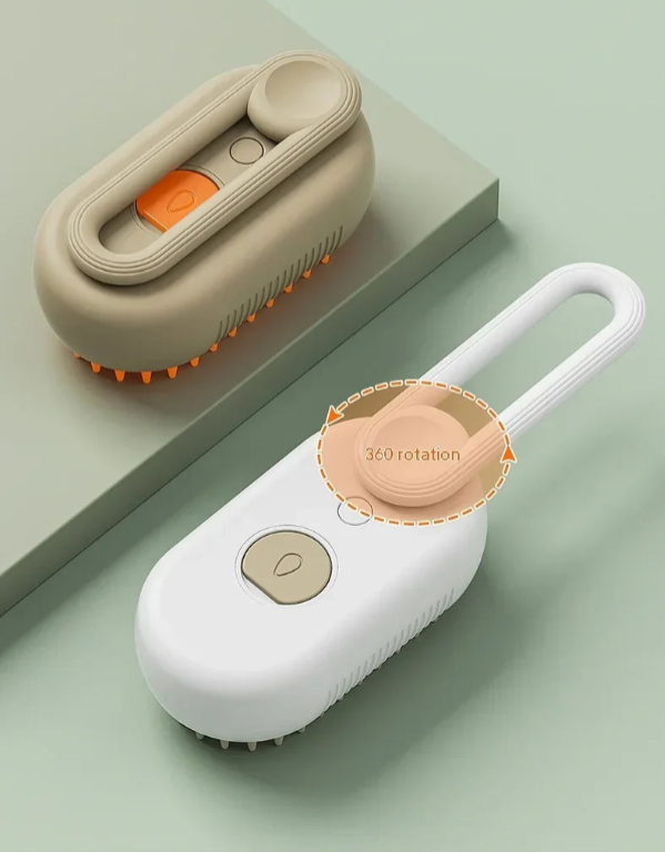 Pawlax Steam Pet Brush - Suitable for All Dog & Cat Fur Types